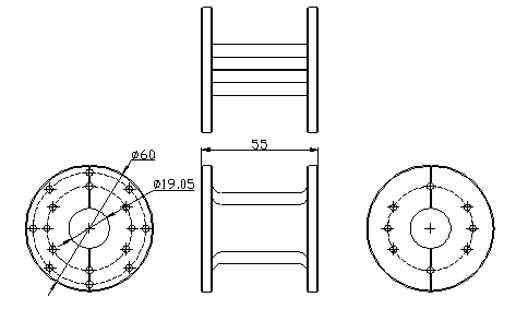 Ku波段圓極化器